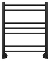 Полотенцесушитель водяной Aquatek AQ RR0760BL Либерти П7 50х60 см, подключение нижнее/диагональное, черный муар