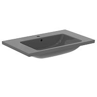 Раковина Ideal Standard T460458 i.life B для монтажа с мебелью или соло 80x50 см, Grey Glossy (серый глянцевый) Раковина Ideal Standard T460458 i.life B для монтажа с мебелью или соло 80x50 см, Grey Glossy (серый глянцевый)