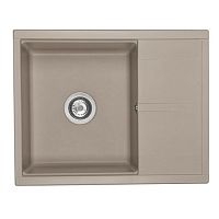Мойка для кухни Акватон 1A718632DE250 Делия 65х52 см, серый шёлк Мойка для кухни Акватон 1A718632DE250 Делия 65х52 см, серый шёлк