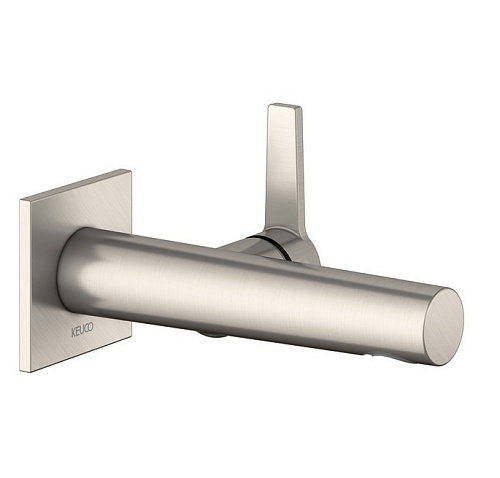 Смеситель Keuco 51116050302 Edition 11 для умывальника однорычажный, никель шлифованный Смеситель Keuco 51116050302 Edition 11 для умывальника однорычажный, никель шлифованный