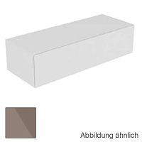 Тумба Keuco 31326140100 Edition 11 боковая 140х53.5 см, трюфель/стекло трюфель