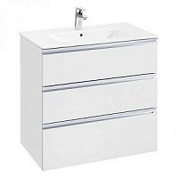 Мебель Roca 857553806 GAP для раковины 80 см, 3 ящика, белый глянец