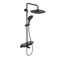 Душевая система с термостатом ABELSBERG Lineara SNS52891MB