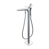 Смеситель Vincea VTF-102CH для ванны, напольный, хром