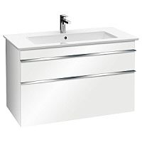 Тумба с раковиной Villeroy & Boch Venticello A925 01DH+4104 8LR1, белый глянец