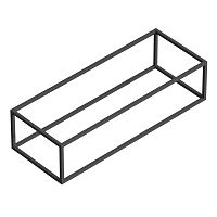 Каркас Cezares CADRO-120/46/30-1C-SO-MET-ST Cadro под тумбу, черный