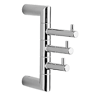 Крючок Cisal SY09070021  System  тройной, цвет хром