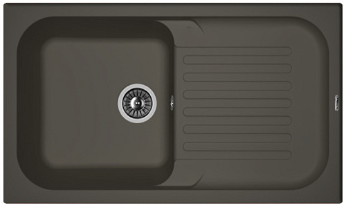 Мойка для кухни Florentina 20.225.D0860.302 Арона 86х51 см, с крылом, антрацит Мойка для кухни Florentina 20.225.D0860.302 Арона 86х51 см, с крылом, антрацит снят с производства