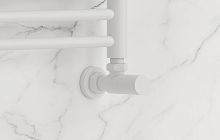 Вентиль Сунержа 30-1400-1234 угловой, (цилиндр) G 1/2" НР х G 3/4" НГ, матовый белый