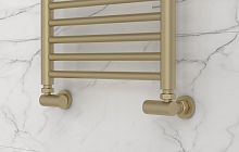 Вентиль Сунержа 022-1403-1234, 3D, правый, (цилиндр) G 1/2" НР х G 3/4" НГ, матовая шампань