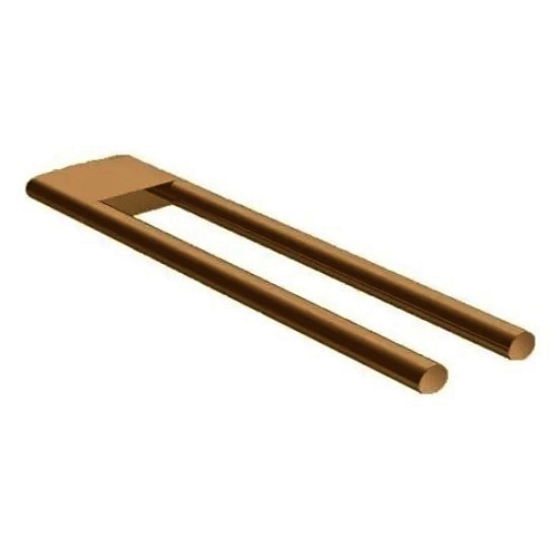 Полотенцедержатель Keuco 11519030000 Edition 400 двойной, неповоротный, бронза шлифованная купить недорого в интернет-магазине Керамос