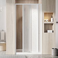 Душевая дверь Ravak 02V4010011 SDZ3-80 складывающиеся Supernova, белый + эффект капель