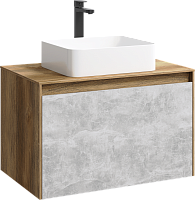 Тумба под раковину Aqwella Mobi MOB0108DB+MOB0708BS