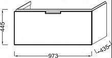 Тумба под раковину Jacob Delafon Reve EB1132-HU Тумба под раковину Jacob Delafon Reve EB1132-HU