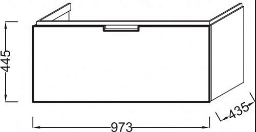 Тумба под раковину Jacob Delafon Reve EB1132-HU купить недорого в интернет-магазине Керамос Тумба под раковину Jacob Delafon Reve EB1132-HU купить недорого в интернет-магазине Керамос