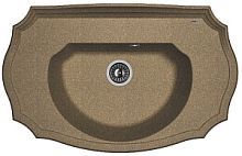 Мойка для кухни Florentina 20.340.D0900.105 Эмилия 90х55 см, с крылом, коричневая