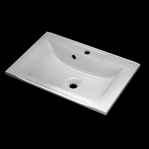 Раковина Caprigo ПРМ 650 Прима мебельная 65х45 см, белая Раковина Caprigo ПРМ 650 Прима мебельная 65х45 см, белая