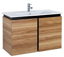 Тумба Creavit VE0080.42.VV Verti с раковиной 85х80 см, орех