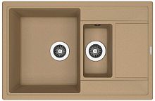 Мойка для кухни Florentina 20.250.D0780.306 Липси 78х51 см, с крылом, капучино