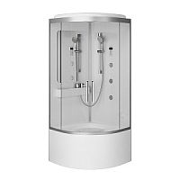 Душевая кабина AM.PM W80C-020A-090MTA Like Deep, 90х90 см гидромассажная, с паровой баней, хром