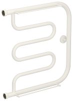 Полотенцесушитель водяной Сунержа 30-4012-5050 Лира 2П 500х500 мм, Н. Г. 1", матовый белый