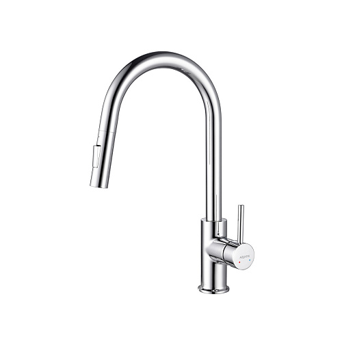 Aquatek AQ1384CR Европа Смеситель для кухни с вытяжным изливом 2jet, хром Aquatek AQ1384CR Европа Смеситель для кухни с вытяжным изливом 2jet, хром