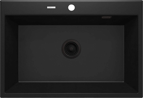 Мойка Deante ZQE_N103 Eridan кухонная гранитная 70x52 см, Nero (черный)