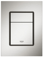 Grohe 37535DC0 Skate Cosmopolitan Накладная панель смыва для унитаза, размер S,вертикальная ( суперсталь)