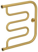 Полотенцесушитель водяной Сунержа 032-4011-5050 Лира+ 500х500 мм, Н. Г. 1", матовое золото