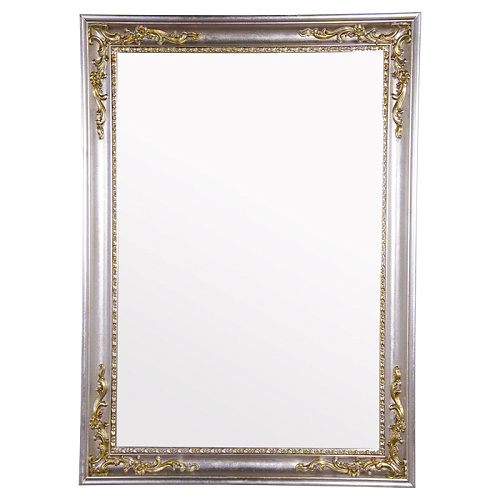 Зеркало TW в раме 108хh78 см, цвет рамы серебро,золото (рекомендуем к базе TW York),TW03851arg,oro купить недорого в интернет-магазине Керамос