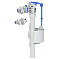 Заливной механизм KKPol 350/ZN3/092-00-T1, ZN3 Universal, боковой подвод воды 3/8 и 1/2, штуцер пластик