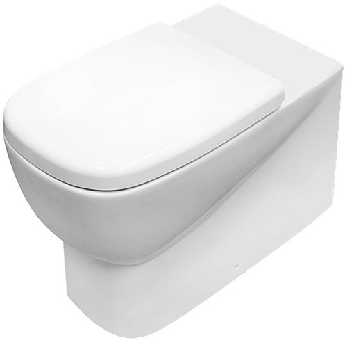 Унитаз Sanita Luxe INFSLBW0104R Infinity приставной 36х45 см, с сиденьем, белый Унитаз Sanita Luxe INFSLBW0104R Infinity приставной 36х45 см, с сиденьем, белый