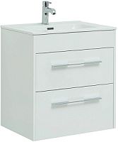 Тумба с раковиной Aquanet 00281155 Августа, 61х47 см, белая