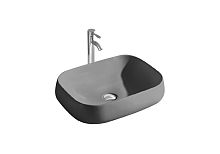Раковина Aquatek AQ5526-MG для установки на столешницу, 56х42 см, серый матовый Раковина Aquatek AQ5526-MG для установки на столешницу, 56х42 см, серый матовый