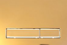 Смывная клавиша KKPol SPP/035/SG/K M08 для инсталляции, золото глянец