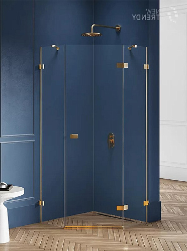 Душевое ограждение New Trendy AVEXA Gold EXK-3854 купить недорого в интернет-магазине Керамос