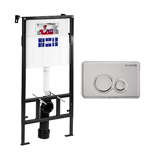 Инсталляция + Панель смыва Bettoserb Sava Fix Slim SET40006465 Инсталляция + Панель смыва Bettoserb Sava Fix Slim SET40006465