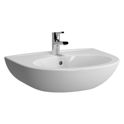 Раковина Vitra 5786B003-0001 Zentrum подвесная 60х48 см, белая Раковина Vitra 5786B003-0001 Zentrum подвесная 60х48 см, белая