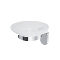 Стеклянная мыльница AM.PM A8434200 X-Joy, с настенным держателем, хром