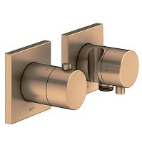 Смеситель Keuco 51153031222 Edition 11 с термостатом для встройки, бронза шлифованная