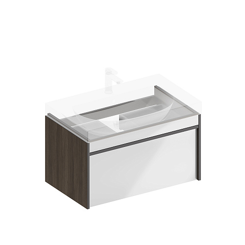 Тумба KERAMA MARAZZI MODULA MOD.80.1+1\AR купить недорого в интернет-магазине Керамос