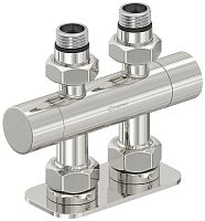 Вентиль Сунержа 00-1417-1234, 2х1/2" прямой скрытый-скрытый EU50, без покрытия