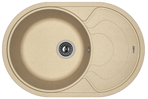 Мойка для кухни Florentina 20.140.D0760.104 Родос 76х51 см, с крылом, бежевая Мойка для кухни Florentina 20.140.D0760.104 Родос 76х51 см, с крылом, бежевая снят с производства