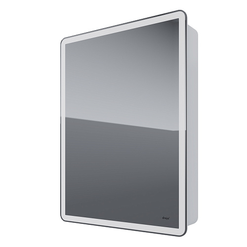 Шкаф Dreja 99.9032 Point зеркальный 60х80 см, инфракрасный выключатель/LED-подстветка, белый купить недорого в интернет-магазине Керамос