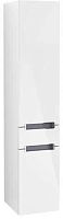 Шкаф-пенал Villeroy & Boch A70810DH Subway 2.0 подвесной 35х165 см, белый глянцевый (Glossy White)