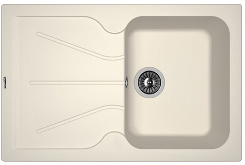 Мойка для кухни Florentina 20.255.B0780.201 Гаттинара 78х51 см, с крылом, жасмин снят с производства