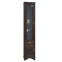 Шкаф-пенал Акватон Идель (1A198003IDM8L) левосторонний, дуб шоколадный
