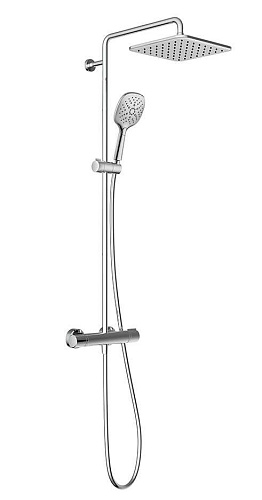 Душевая система Jacob Delafon E36125-CP Atom с термостатом, хром
