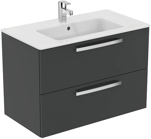 Тумба Ideal Standard E0573TI Tempo для раковины 80х44 см, подвесная, Mid Grey (серый) Тумба Ideal Standard E0573TI Tempo для раковины 80х44 см, подвесная, Mid Grey (серый)