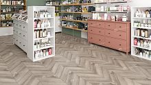 Кварцвиниловая клеевая плитка AlpineFloor АЛЬПИЙСКИЙ ШЕВРОН LVT CHEVRON ALPINE LVT ECO 20-8